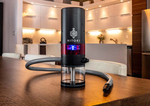Hitoki Trident 2.0 Laser Bong: Dry Herb Smoking Device 