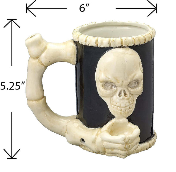FashionCraft Skull & Bones Pipe Mug