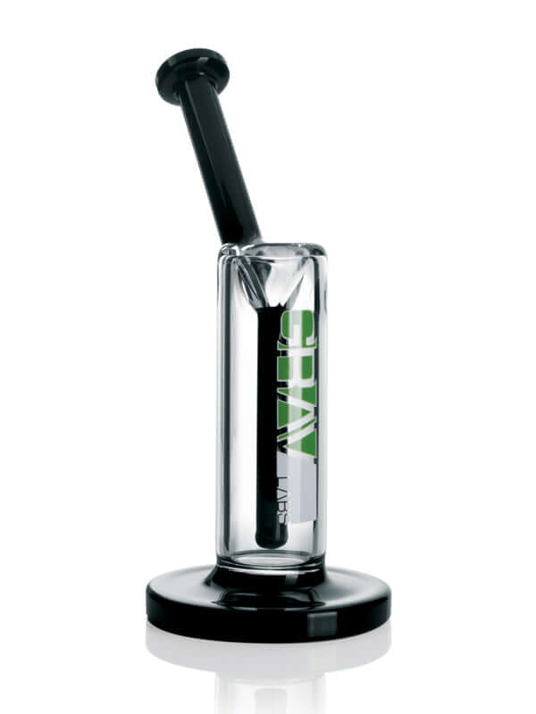 Grav Labs 6' Upright Bubbler - Black - 32mm Glass