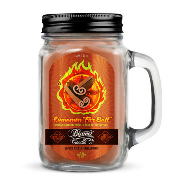 Beamer Candle CO. Smoke Killer Collection - 12 oz Glass Mason Jar